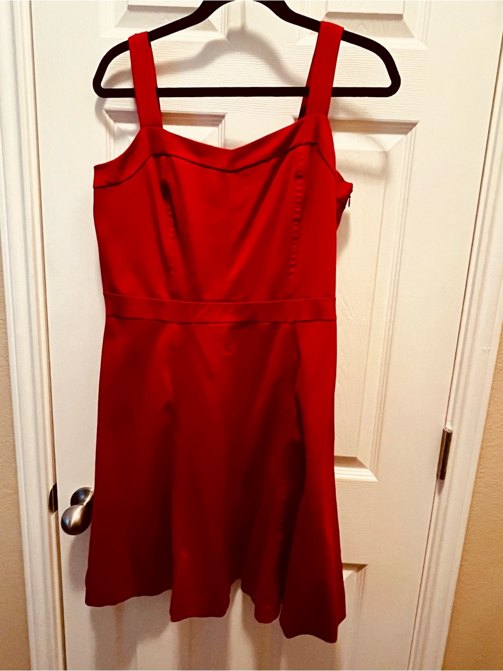 INC International Concepts Vibrant Red Mini Dress with Wide Straps